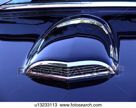 Stock Image -  car reflection, chrome. Fotosearch