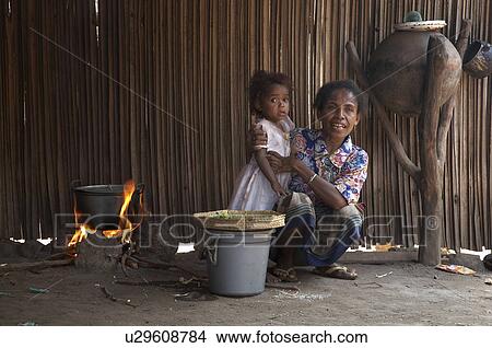 Picture -  child children home timor leste julmira anin 2. Fotosearch