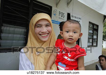 Stock Photo - children indonesia mothers health . Fotosearch