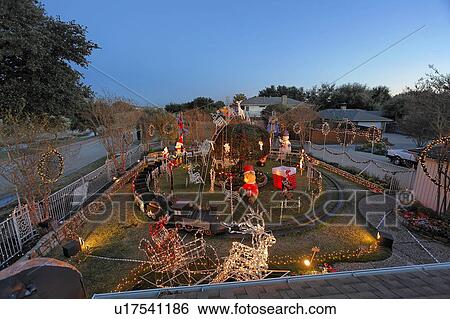 christmas richardson texas lights mr occhiuzzos View Large Photo Image Stock Photograph - christmas richardson texas lights mr occhiuzzos. Fotosearch
