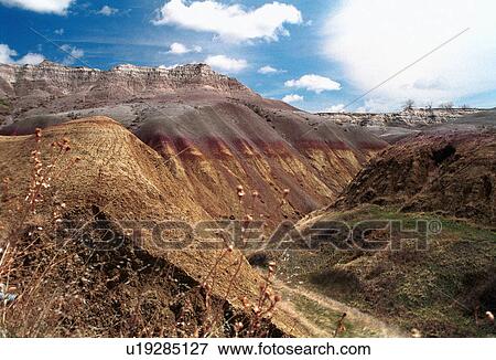 colorful badlands national monument south dakota View Large Photo Image Stock Photo - colorful badlands national monument south dakota. Fotosearch
