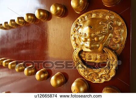 design detail door ming dynasty temple heaven View Large Photo Image Picture - design detail door ming dynasty temple heaven . Fotosearch