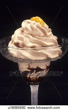 Stock Image -  design food close up chocalate mousse dessert . Fotosearch