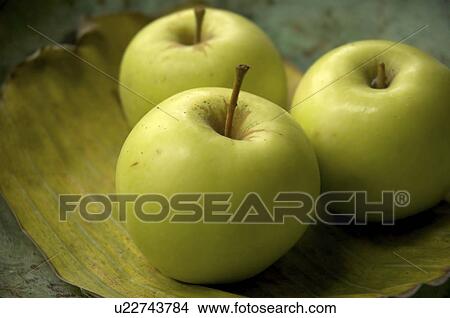 Picture -  design food fruit leaf green apples banana apple. Fotosearch