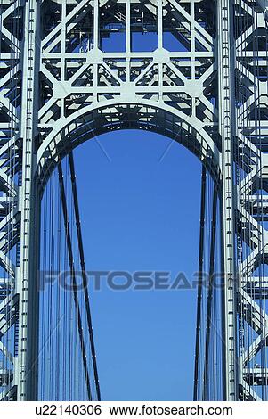 Stock Photograph -  design frame construction bridge ny busy travel. Fotosearch