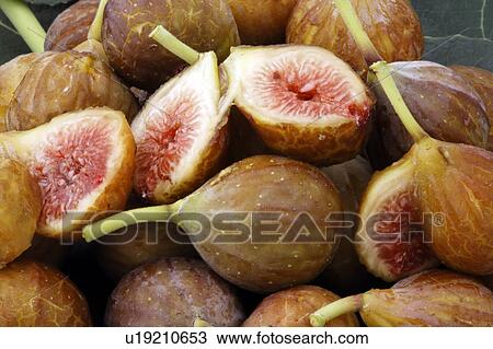 Stock Image -  design fruit fresh figs cut fig . Fotosearch