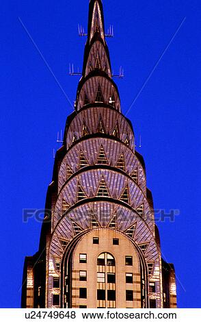 Stock Photo -  design icon art america deco artdeco chrysler. Fotosearch