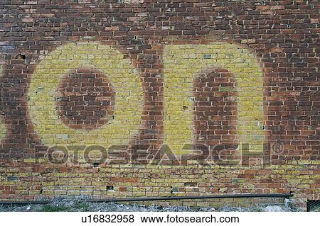 design logo pattern red brick wall yellow View Large Photo Image Stock Photo - design logo pattern red brick wall yellow . Fotosearch