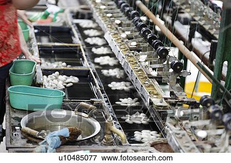 design machine extracting silk threads worm asia View Large Photo Image Stock Photo - design machine extracting silk threads worm asia . Fotosearch