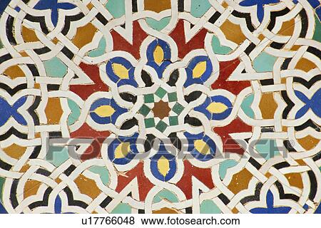 design pattern detail mosaics royal palace dar View Large Photo Image Stock Photo - design pattern detail mosaics royal palace dar . Fotosearch