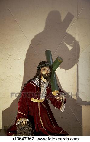 Stock Image -  design peru christ cross convent santa catarina. Fotosearch