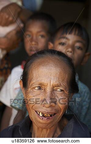 Stock Photograph -  face timor leste fatumerita aileu district east. Fotosearch