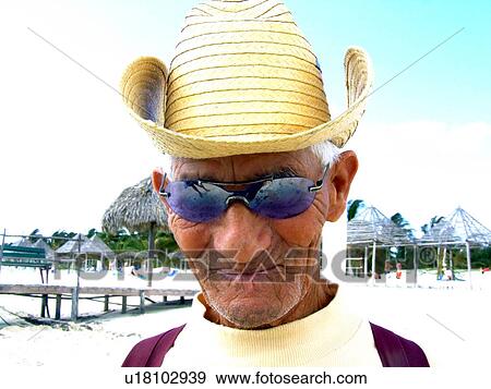Stock Photo -  family beach water summer man winter old cuba. Fotosearch