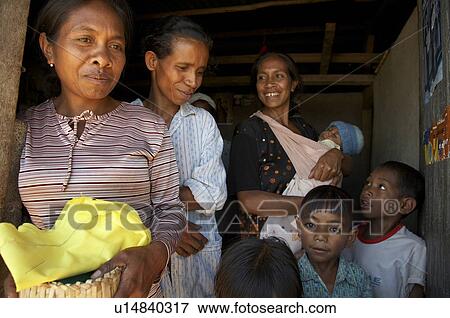 family people children timor leste fatumerita View Large Photo Image Stock Photo - family people children timor leste fatumerita . Fotosearch