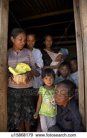 family people children timor leste fatumerita se View Large Photo Image Stock Photo - family people children timor leste fatumerita se. Fotosearch