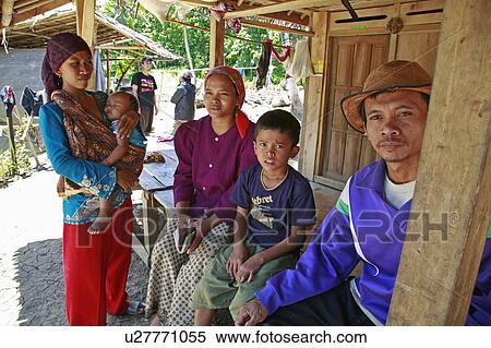 Stock Photography -  family people person indonesia cikado village . Fotosearch