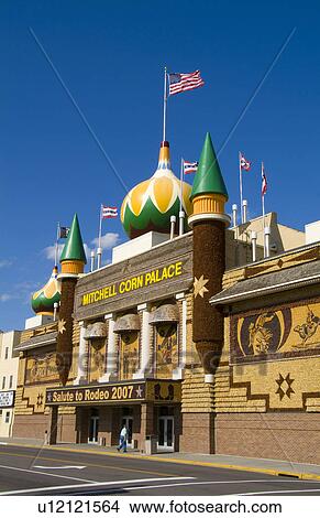 famous old corn palace in mitchell south dakota View Large Photo Image Picture - famous old corn palace in mitchell south dakota. Fotosearch