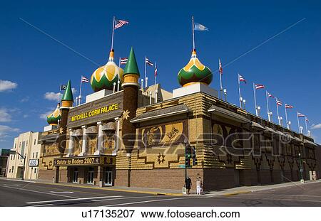 Stock Photo -  famous old corn palace made year in mitchell. Fotosearch