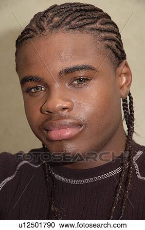 Stock Image -  fashion head shot teenager african new . Fotosearch