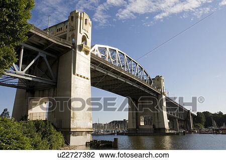 Stock Image -  fitness burrard bridge dowtown vancouver british. Fotosearch