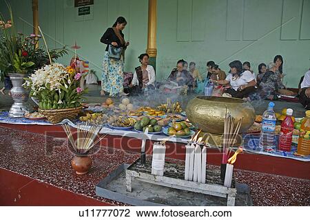 flowers food people person fire myanmar paya View Large Photo Image Stock Image - flowers food people person fire myanmar paya . Fotosearch