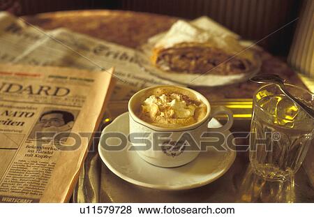 Stock Photo -  food house coffee wien kaffeehaus austria vienna. Fotosearch