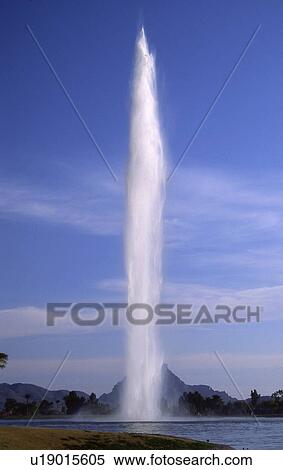 Stock Photography -  fountain arizona hills airy celestial. Fotosearch
