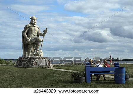 Stock Photo -  gimli viking manitoba canada icelandic historic. Fotosearch