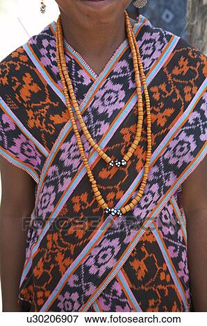 girl art timor leste wearing dress including traditional ikat, View Large Photo Image Stock Photo - girl art timor leste wearing dress including traditional ikat,. Fotosearch