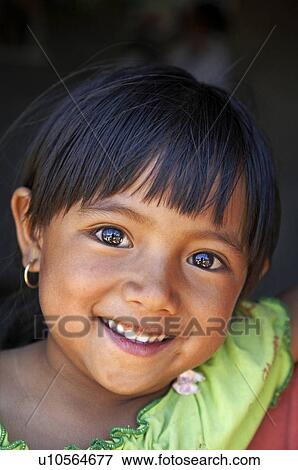 Stock Photo -  girl child face children timor leste fatumerita. Fotosearch