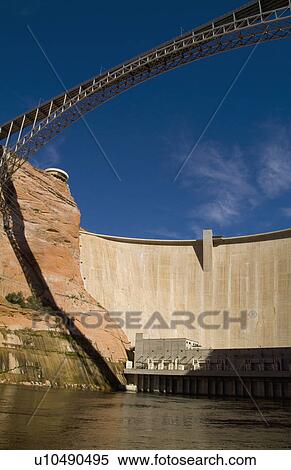glen canyon dam colorado river View Large Photo Image Stock Photography - glen canyon dam colorado river . Fotosearch
