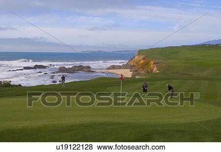 golf beauty men friends golfing 18th green old View Large Photo Image Stock Photo - golf beauty men friends golfing 18th green old. Fotosearch