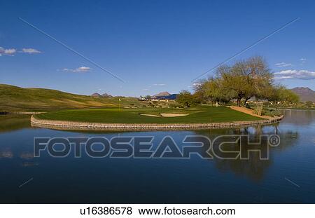 golf water sport famous 12th hole tournament View Large Photo Image Stock Photo - golf water sport famous 12th hole tournament . Fotosearch