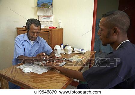 Stock Image -  hand man timor leste taking drop blood male test. Fotosearch