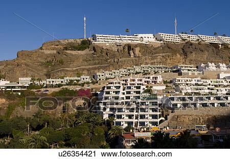 hotels in congested area puerto rico gran coast View Large Photo Image Stock Image - hotels in congested area puerto rico gran coast. Fotosearch