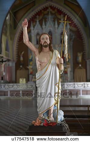 Stock Photo -  india statue inside kottakavu church. Fotosearch