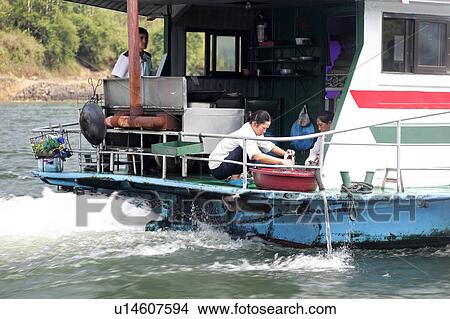 kitchen back tour boat lijiang river guanxi asia View Large Photo Image Picture - kitchen back tour boat lijiang river guanxi asia. Fotosearch