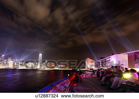 laser light show hong kong skyline victoria show View Large Photo Image Picture - laser light show hong kong skyline victoria show. Fotosearch
