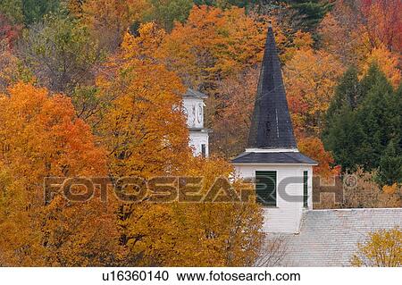 Stock Image -  leaf waterville vermont montgomery autumn fall . Fotosearch
