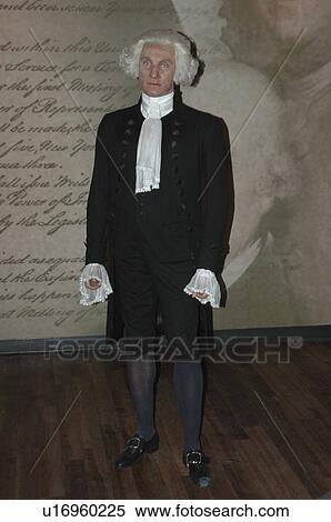 Stock Photography -  madame tousseau wax museum george washington wax. Fotosearch