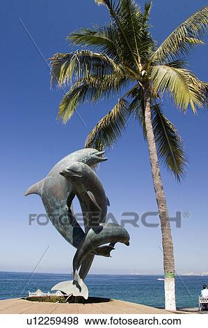 Stock Photo -  malacon in puerto vallarta mexico hispanic mx. Fotosearch