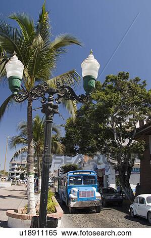 Stock Photography -  malacon in puerto vallarta mexico hispanic mx . Fotosearch