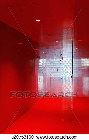 meeting bright red interior floor seattle public View Large Photo Image Stock Image - meeting bright red interior floor seattle public . Fotosearch