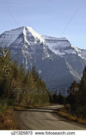 Stock Image -  mount robson in beautiful british columbia rocky. Fotosearch
