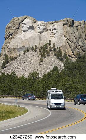 Stock Image -  mt rushmore south dakota sculpture us presidents. Fotosearch
