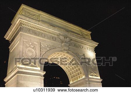 new york city washington square park lit up new View Large Photo Image Stock Photo - new york city washington square park lit up new. Fotosearch