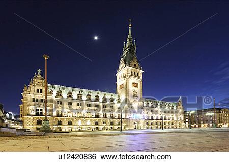 night hamburg germany building buildings europe View Large Photo Image Stock Photograph - night hamburg germany building buildings europe. Fotosearch