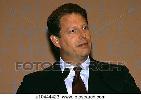 Stock Image -  party albert gore vice president united states . Fotosearch