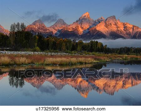 pattern nature beauty mountain peaks reflect View Large Photo Image Stock Photograph - pattern nature beauty mountain peaks reflect . Fotosearch