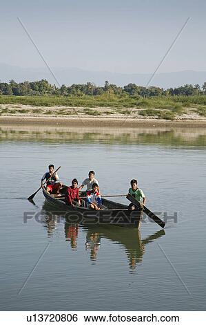 people border person myanmar boys crossing river View Large Photo Image Stock Photograph - people border person myanmar boys crossing river . Fotosearch